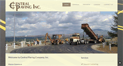 Desktop Screenshot of centralpaving.com