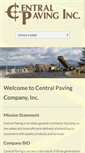 Mobile Screenshot of centralpaving.com